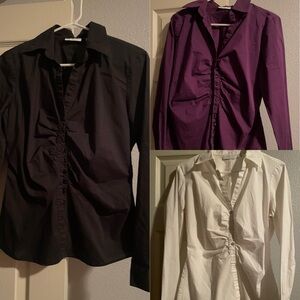 Lot of 3 New York & Company Dress Shirts